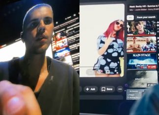 Justin Bieber faz ‘karaokê’ com clipes antigos no Coachella e divide opiniões de fãs: ‘Preguiçoso’