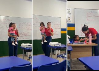 ‘É enxergar como ser humano’, diz professora que cuidou de filha de aluna durante curso