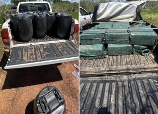 Operação contra o tráfico internacional no TO prende três e apreende cocaína escondida em buraco na mata