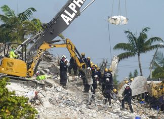 Sobe para 60 o número de mortos em desabamento na Flórida