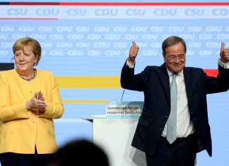 Angela Merkel manifesta apoio a candidato conservador de seu partido para sucedê-la