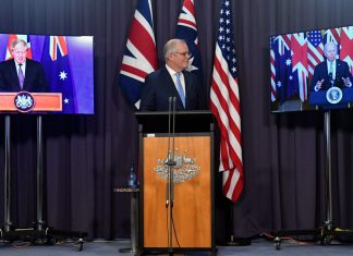 EUA, Austrália e Reino Unido anunciam nova aliança estratégica na região do Indo-Pacífico