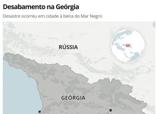 Desabamento de prédio na Geórgia deixa mortos