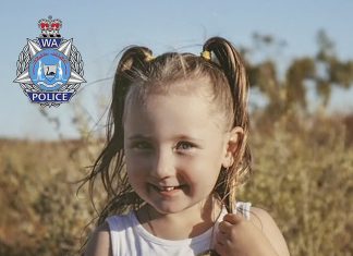 Menina de 4 anos é encontrada após 2 semanas desaparecida na Austrália