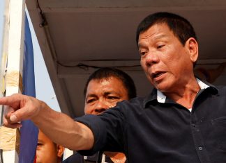 Presidente Rodrigo Duterte das Filipinas será candidato ao Senado em 2022