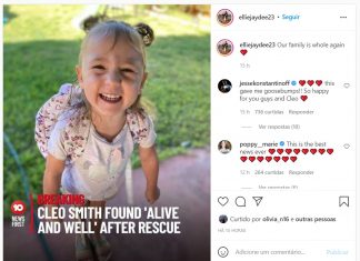 Mãe comemora que filha foi encontrada após 18 dias: ‘Nossa família está completa de novo’
