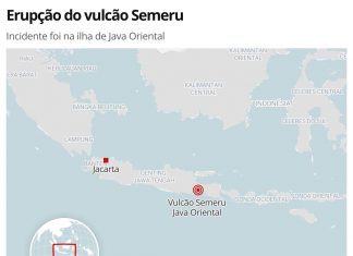 Erupção de vulcão na Indonésia deixa dezenas de feridos; ao menos uma pessoa morreu