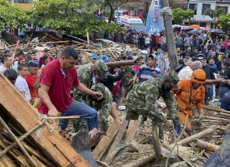 Deslizamento de terra deixa ao menos 11 mortos e 29 feridos na Colômbia