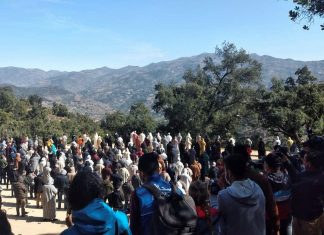 Começa o funeral de Rayan, menino que morreu em poço no Marrocos