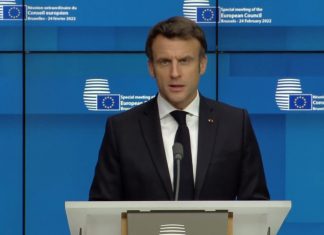 Macron diz que Putin ‘escolheu a guerra quando ainda era possível negociar a paz’