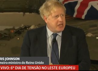 ‘Se ele acha que vai fazer a Otan recuar, está muito enganado’, diz Boris Johnson sobre Putin