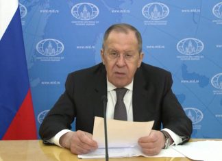 Chefe da diplomacia russa acusa Ocidente de pensar na guerra nuclear