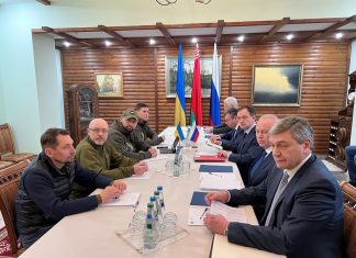 Ucrânia e Rússia encerram 3.ª rodada de negociações