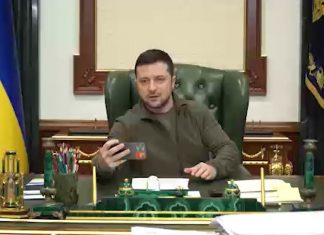 Presidente da Ucrânia grava vídeo para mostrar que está em Kiev: ‘Não me escondo, não tenho medo’