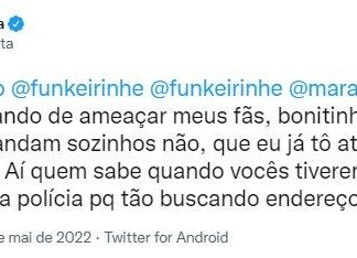 Anitta diz que vai atrás de pessoas que estariam ameaçando seus fãs na internet: ‘Eles não andam sozinhos’
