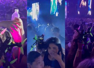 Drone cai em cima de mulher durante show de Luan Santana na Expogrande