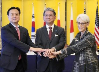 EUA, Japão e Coreia do Sul alertam para resposta “sem paralelo” em caso de teste nuclear da Coreia do Norte