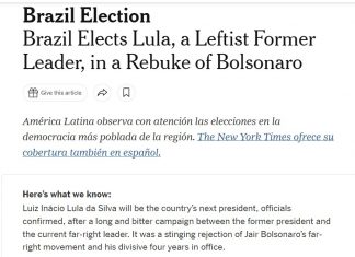 Eleição de Lula: veja como a mídia estrangeira noticiou o resultado das votação