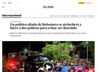 Roberto Jefferson: imprensa estrangeira destaca violência e proximidade entre o ex-deputado e Jair Bolsonaro