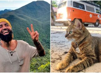 Gata que viajava com brasileiro morto na Argentina nasceu no interior de SP e tinha Kombi como casa desde os 6 anos