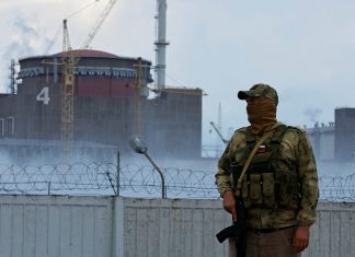 Maior central nuclear da Europa é bombardeada
