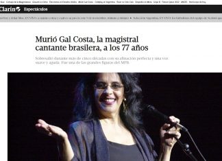 ‘Magistral’, ‘gran cantante’, ‘ícone’: imprensa internacional repercute a morte de Gal Costa