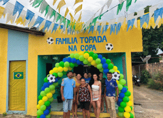 Moradores de casas decoradas para Copa ganham TVs para assistir jogos do mundial no interior de RR