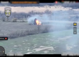 Vídeo mostra helicóptero da Rússia sendo atingido por um míssil na Ucrânia