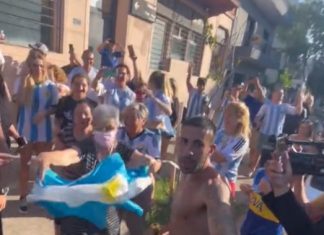 ‘Abuela la la la’: idosa vira talismã após vitórias da Argentina na Copa do Mundo
