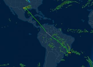 Turbulência em voo do Rio para os EUA deixa 5 pessoas feridas