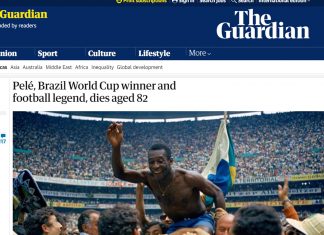 ‘Lenda do futebol’: imprensa internacional repercute a morte de Pelé
