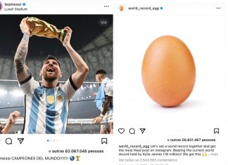 Foto de Messi com a taça da Copa do Mundo se torna a mais curtida da história no Instagram