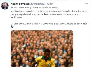 Morre Pelé: ‘Um dos melhores jogadores de futebol da História’, diz presidente da Argentina