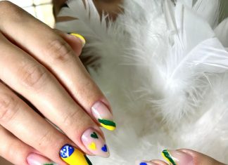 Unhas com as cores da bandeira do Brasil fazem sucesso em BH; FOTOS