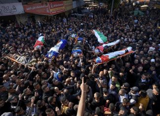 Nove palestinos morrem em ataque israelense na Cisjordânia