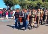 Militares prestam homenagem a policial que morreu após sofrer queimaduras ao fritar peixe; VÍDEO