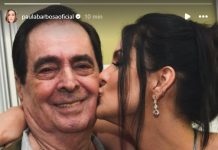 Paula Barbosa, neta de Benedito Ruy Barbosa, lamenta morte do avô: ‘Amo você além dessa vida’