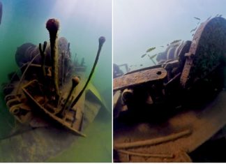 Pescador mergulhou nove metros para localizar casa e maquinários submersos no Lago de Palmas; VÍDEO