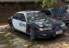 Viatura clássica da polícia dos EUA nos anos 90? Carro com plotagem semelhante é visto em Palmas