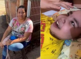 Mãe que se acorrentou em hospital do TO aguarda transferência do filho, que precisa passar por cirurgia no coração