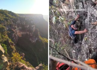 Conheça a serra do TO onde turista escorregou ao tirar selfie e ficou preso em penhasco; VÍDEO
