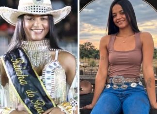 Sobrinha de Rainha de Rodeio morta por raio recebeu descarga elétrica e ficou sem ‘sentir as pernas’, diz tia