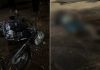 Motociclista morre após perder controle de veículo ao passar por quebra-molas e bater em placa