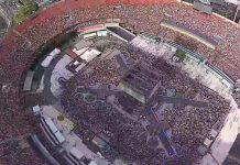 VÍDEO: imagens aéreas mostram estádio Morumbis tomado por fãs no 2º dia de show do BTS em SP
